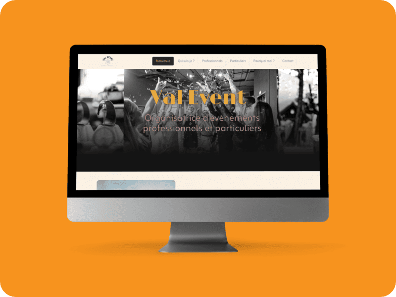 Site One Page Val Event Version Ordinateur