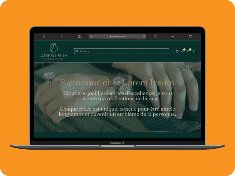 Site Marchand Lorem Ipsum Version Ordinateur