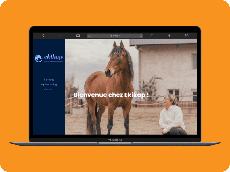 Site Vitrine Ekikap Version Ordinateur